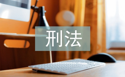 刑法理論論文