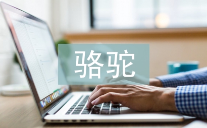 駱駝祥子在烈日與暴雨下