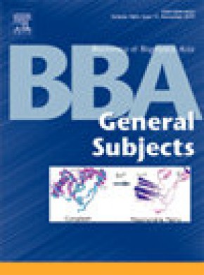 Biochimica Et Biophysica Acta-general Subjects雜志