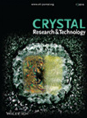 Crystal Research And Technology雜志