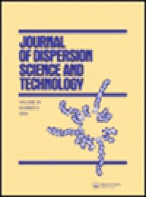 Journal Of Dispersion Science And Technology雜志