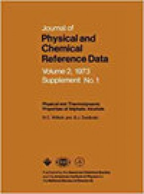 Journal Of Physical And Chemical Reference Data雜志