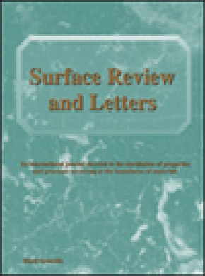 Surface Review And Letters雜志