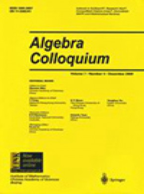 Algebra Colloquium雜志