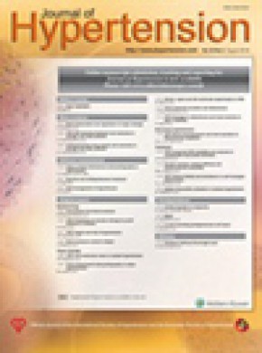 Journal Of Hypertension雜志