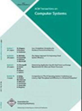 Acm Transactions On Computer Systems雜志
