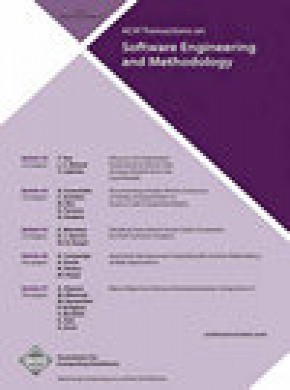 Acm Transactions On Software Engineering And Methodology雜志