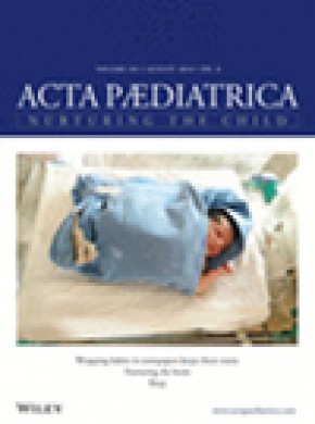 Acta Paediatrica雜志