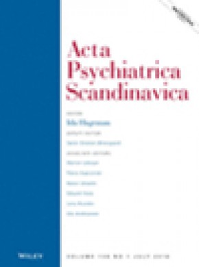 Acta Psychiatrica Scandinavica雜志