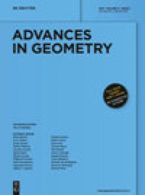 Advances In Geometry雜志