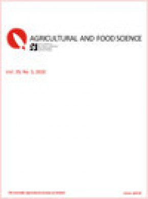 Agricultural And Food Science雜志