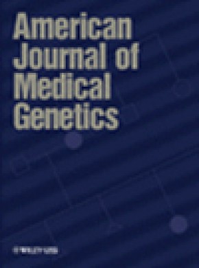 American Journal Of Medical Genetics Part A雜志