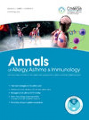Annals Of Allergy Asthma & Immunology雜志