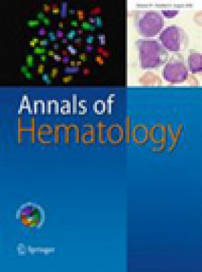 Annals Of Hematology雜志