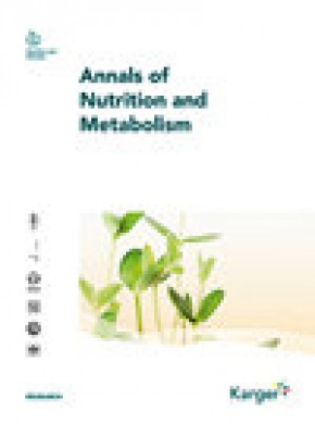 Annals Of Nutrition And Metabolism雜志