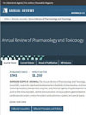 Annual Review Of Pharmacology And Toxicology雜志
