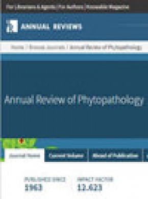 Annual Review Of Phytopathology雜志