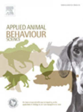 Applied Animal Behaviour Science雜志
