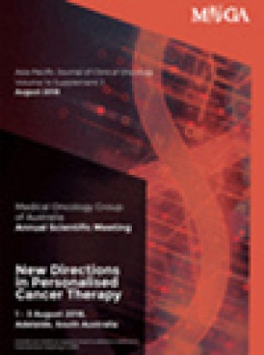 Asia-pacific Journal Of Clinical Oncology雜志