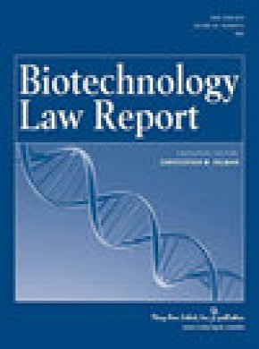 Biotechnology Law Report雜志