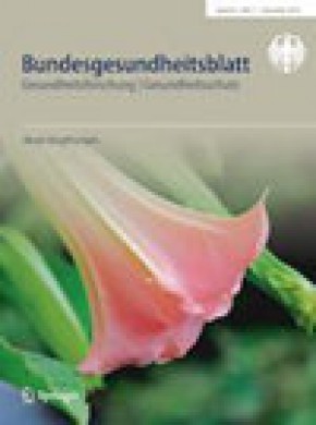 Bundesgesundheitsblatt-gesundheitsforschung-gesundheitsschutz雜志