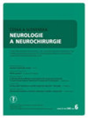 Ceska A Slovenska Neurologie A Neurochirurgie雜志