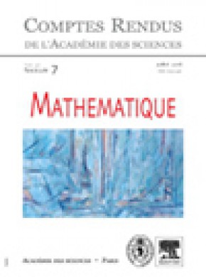 Comptes Rendus Mathematique雜志