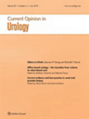 Current Opinion In Urology雜志