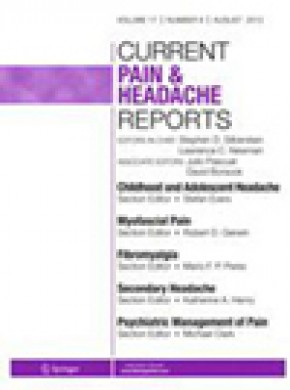 Current Pain And Headache Reports雜志