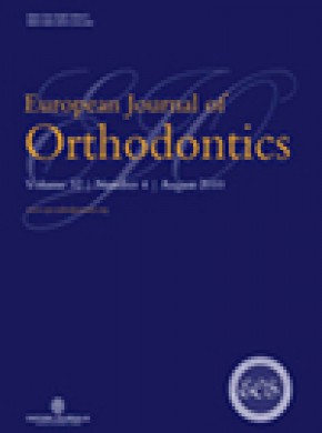 European Journal Of Orthodontics雜志