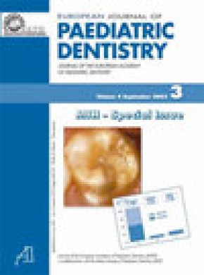 European Journal Of Paediatric Dentistry雜志