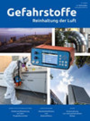 Gefahrstoffe Reinhaltung Der Luft雜志
