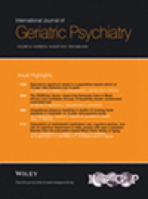 International Journal Of Geriatric Psychiatry雜志