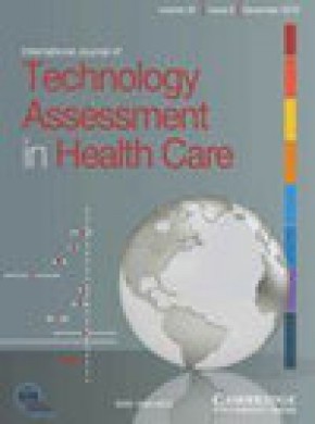 International Journal Of Technology Assessment In Health Care雜志