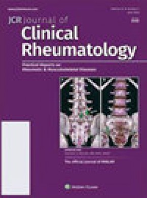Jcr-journal Of Clinical Rheumatology雜志