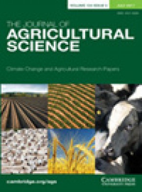 Journal Of Agricultural Science雜志