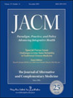 Journal Of Alternative And Complementary Medicine雜志