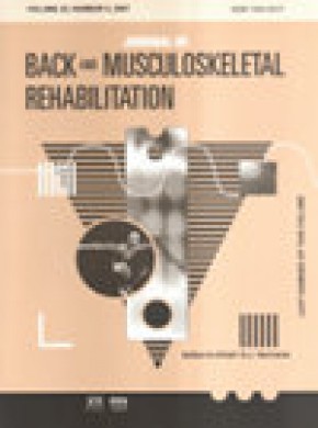Journal Of Back And Musculoskeletal Rehabilitation雜志
