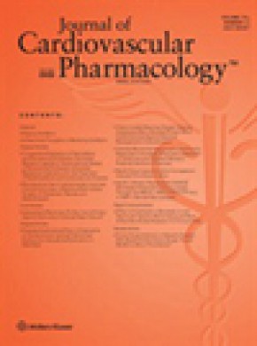 Journal Of Cardiovascular Pharmacology雜志