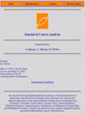 Journal Of Convex Analysis雜志