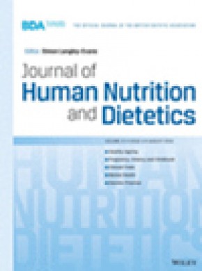 Journal Of Human Nutrition And Dietetics雜志
