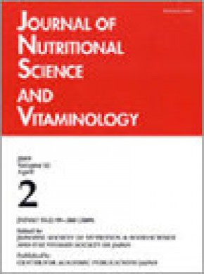 Journal Of Nutritional Science And Vitaminology雜志
