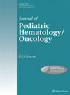 Journal Of Pediatric Hematology Oncology雜志