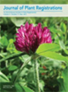 Journal Of Plant Registrations雜志