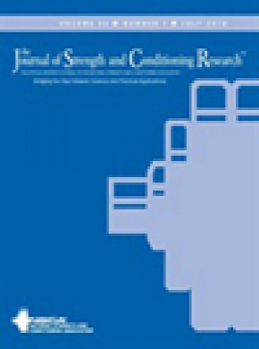 Journal Of Strength And Conditioning Research雜志