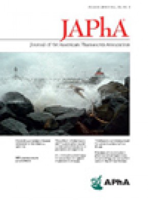 Journal Of The American Pharmacists Association雜志