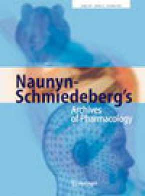 Naunyn-schmiedebergs Archives Of Pharmacology雜志