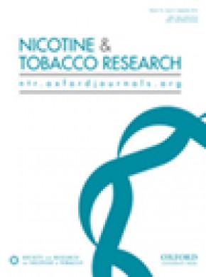 Nicotine & Tobacco Research雜志