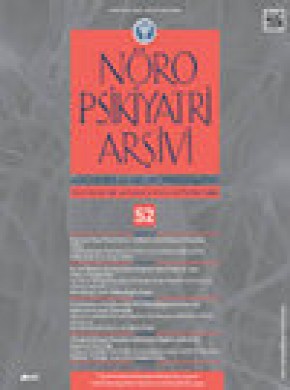 Noropsikiyatri Arsivi-archives Of Neuropsychiatry雜志