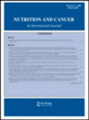 Nutrition And Cancer-an International Journal雜志